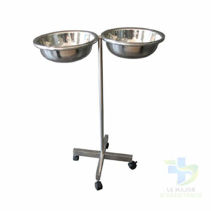 BAQUETS EN INOX 2 CUVETTES A 4 ROUES-19052022-para-pharmacie-marrakech-1652953619