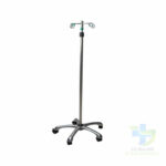 POTENCE A SERUM INOX 5 PIEDS CHROMES-19052022-para-pharmacie-marrakech-1652973415