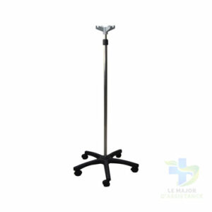 POTENCE A SERUM INOX 5 PIEDS EN PLASTIQUE NOIR-19052022-para-pharmacie-marrakech-1652973522