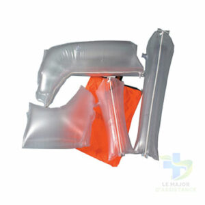 ATTELLES GONFLABLES EN PVC TRANSPARENT JEU DE 4