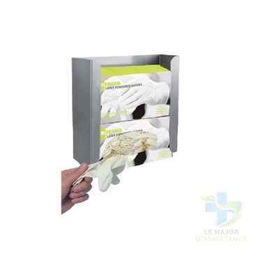 DISTRIBUTEURS BOITES A GANTS EN INOX FIXATION MURALE DOUBLE-06052022-para-pharmacie-marrakech-1651850800
