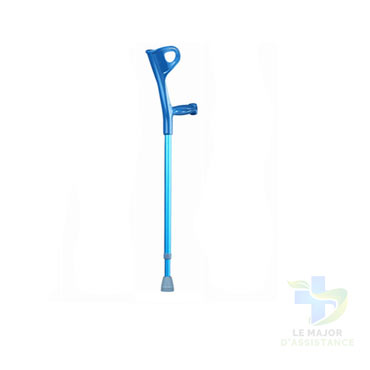 CANNES ANGLAISES EN ALUMINIUM 1 REGLAGE - ADULTE - BLEU - PAIRE voir autres COULEURS-15052022-para-pharmacie-marrakech-1652575823